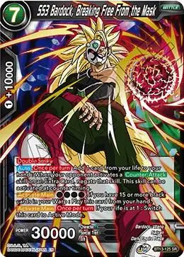 SS3 Bardock, Breaking Free From the Mask card art