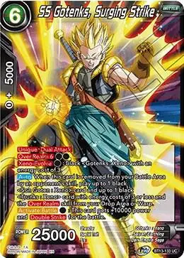 SS Gotenks, Surging Strike card art