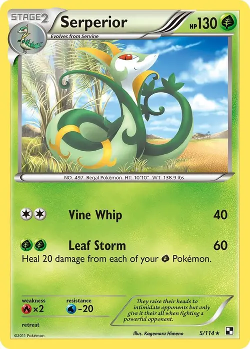 Serperior - 5/114 (Green Tornado Theme Deck Exclusive) card art