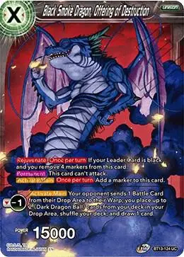 Black Smoke Dragon, Offering of Destruction card art