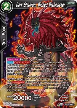 Dark Shenron, Wicked Wishmaster card art