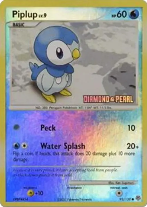 Piplup - 93/130 [Diamond and Pearl] card art
