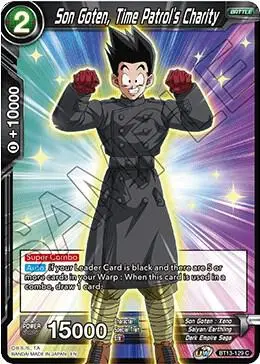 Son Goten, Time Patrol's Charity card art