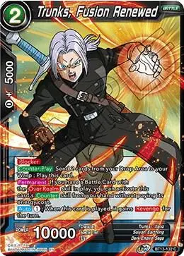 Trunks, Fusion Renewed card art