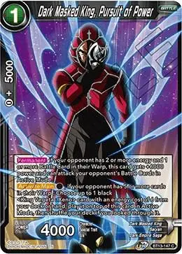 Dark Masked King, Pursuit of Power card art