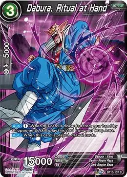 Dabura, Ritual at Hand card art