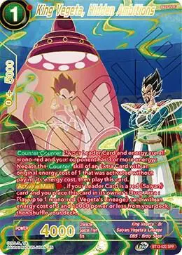 King Vegeta, Hidden Ambitions (SPR) card art