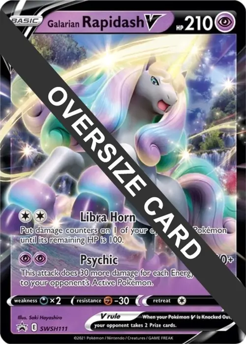 Galarian Rapidash V - SWSH111 card art
