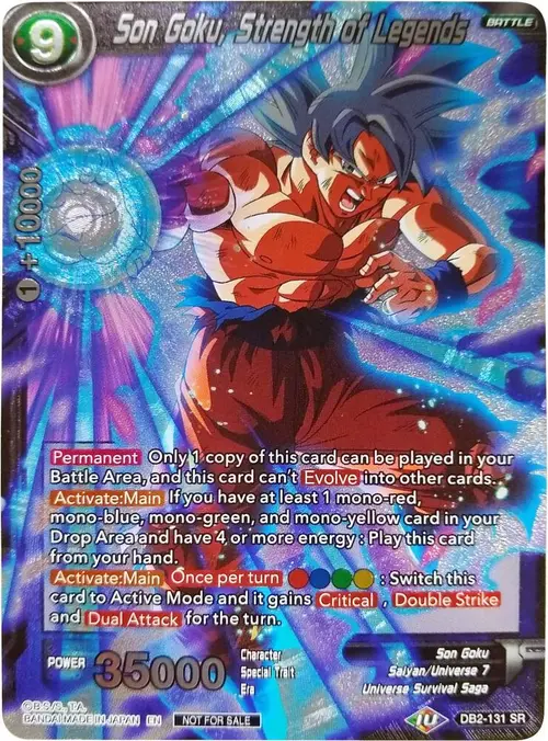 Son Goku, Strength of Legends (Player's Choice) card art