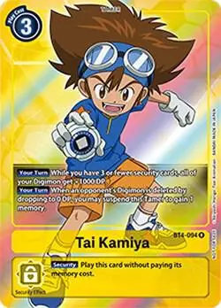 Tai Kamiya (Box Topper) card art