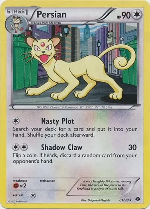 Persian - 81/99 (Cosmos Holo) card art
