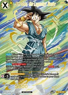 Son Goku, the Legendary Warrior (Gold Stamped) card art