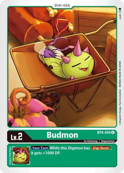 Budmon card art