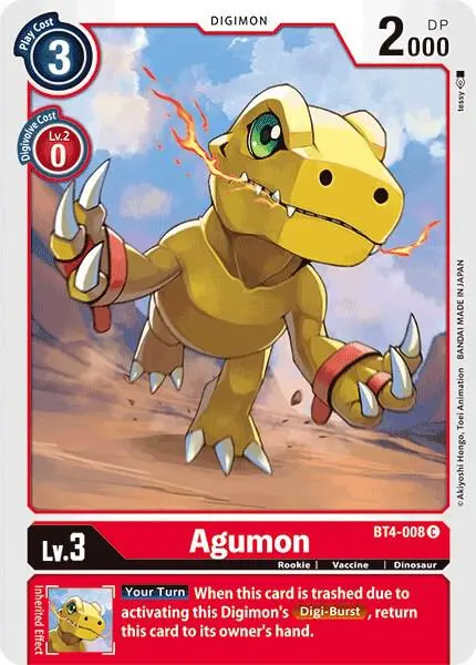 Agumon card art