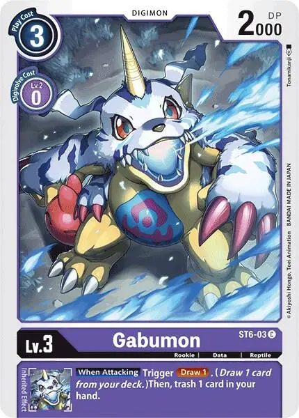Gabumon card art