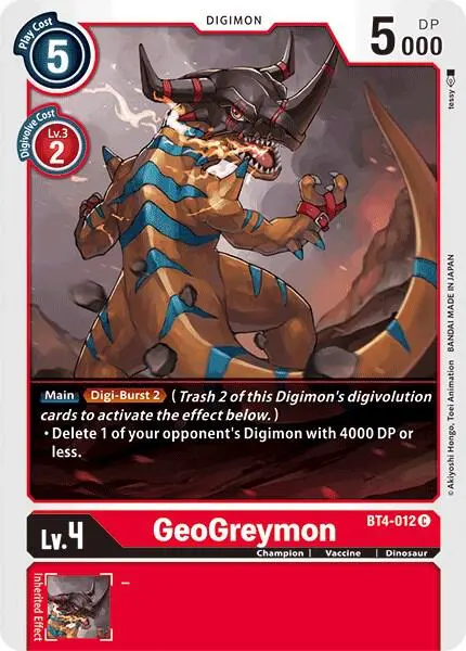GeoGreymon card art