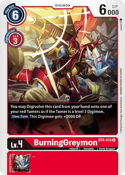 BurningGreymon card art
