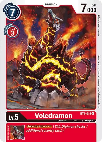 Volcdramon card art