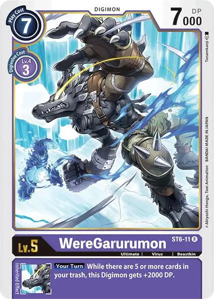 WereGarurumon card art