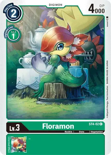 Floramon card art