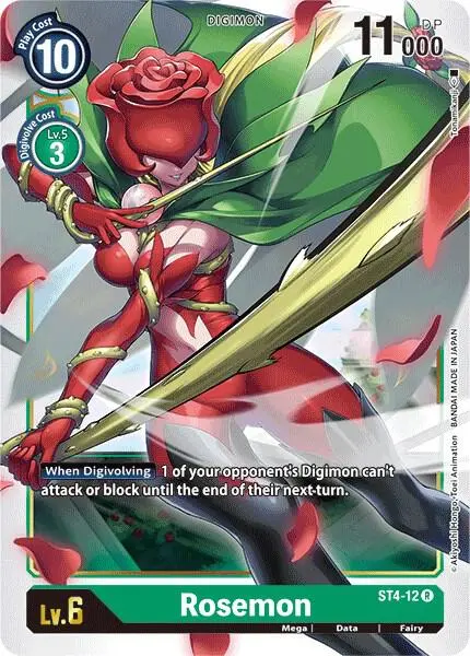 Rosemon card art
