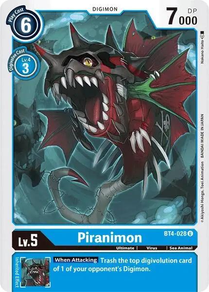 Piranimon card art