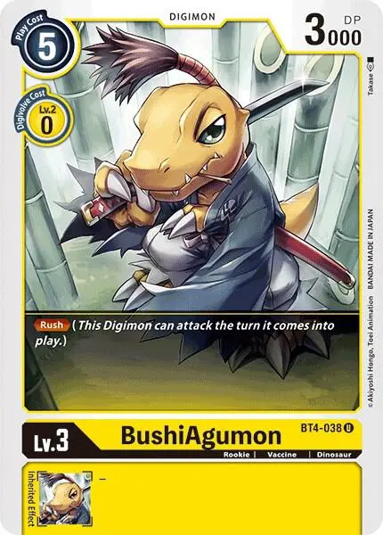 BushiAgumon card art
