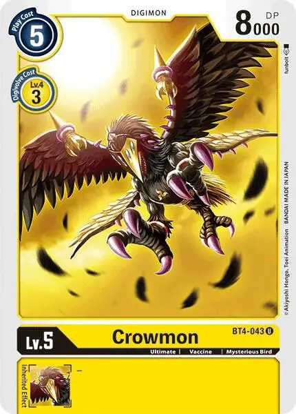 Crowmon card art