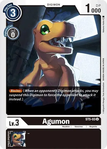 Agumon card art