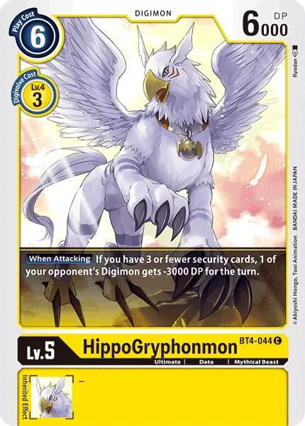 HippoGryphonmon card art