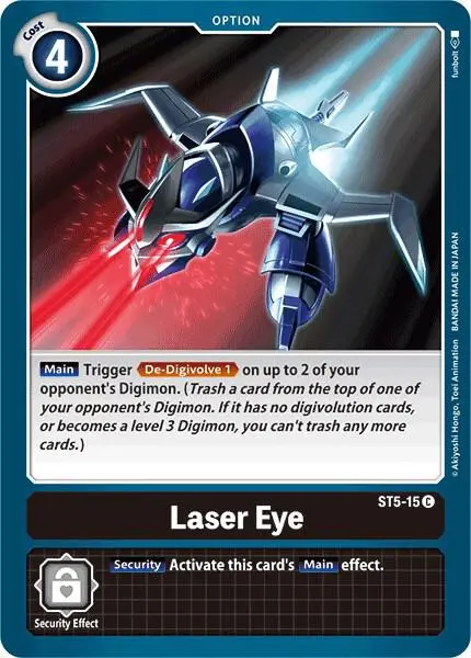 Laser Eye card art