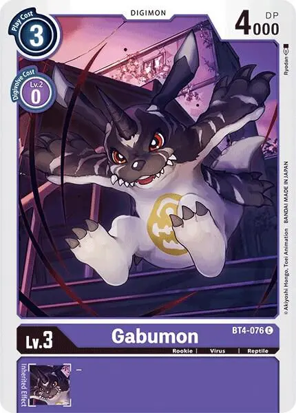 Gabumon card art
