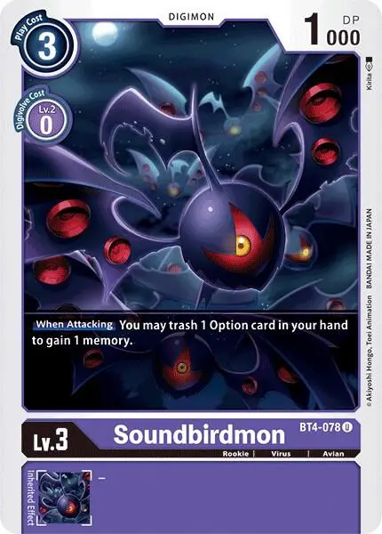 Soundbirdmon card art