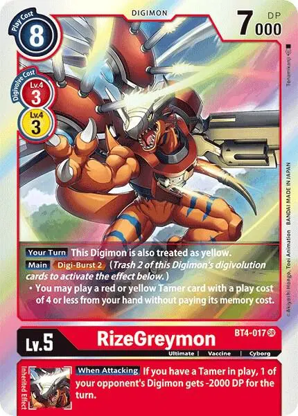 RizeGreymon card art