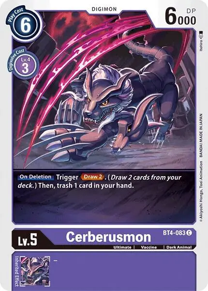 Cerberusmon card art