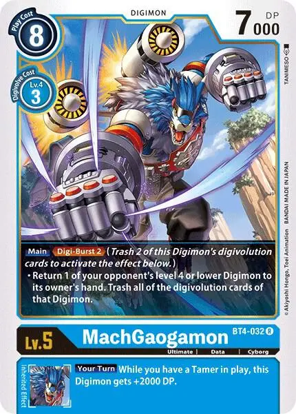 MachGaogamon card art