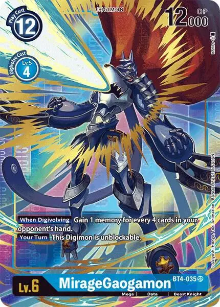 MirageGaogamon (Alternate Art) card art