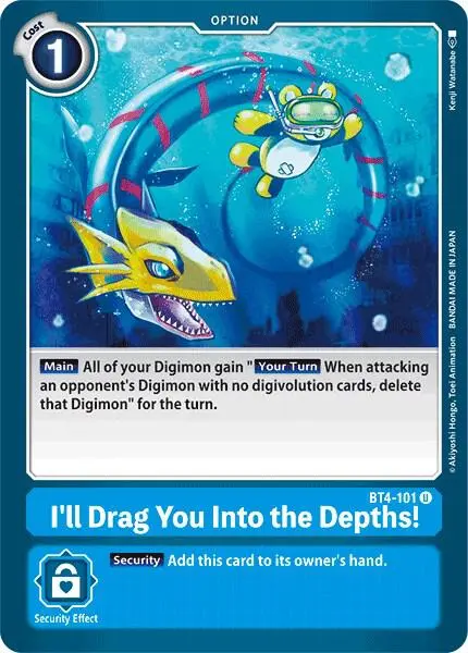 I'll Drag You Into the Depths card art
