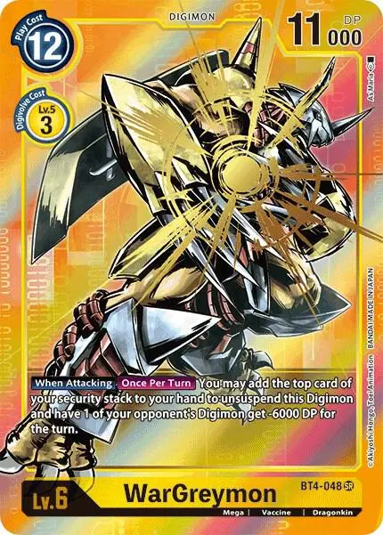 WarGreymon (Alternate Art) card art