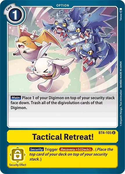 Tactical Retreat! card art