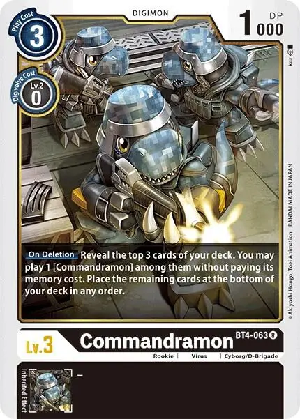 Commandramon card art