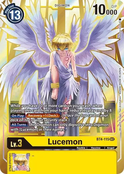 Lucemon card art