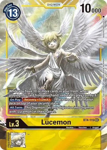 Lucemon (Alternate Art) card art