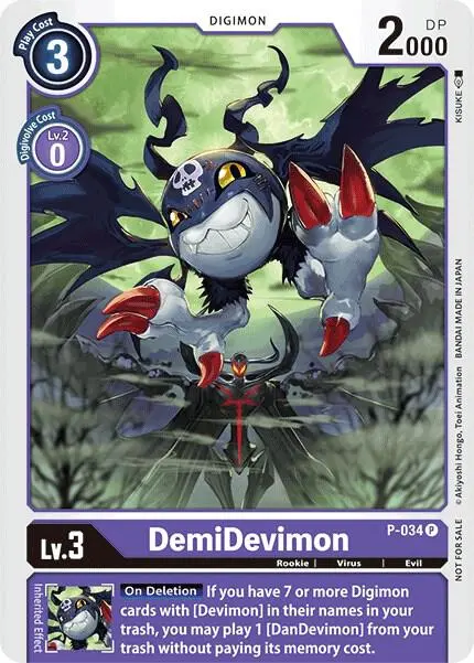 DemiDevimon - P-034 card art