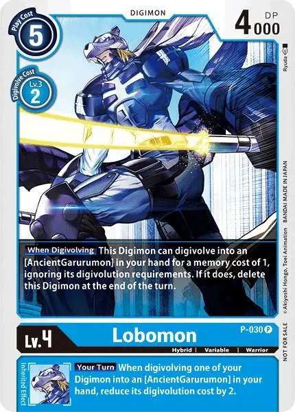 Lobomon - P-030 card art