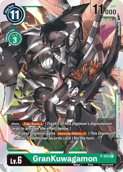 GranKuwagamon - P-025 card art