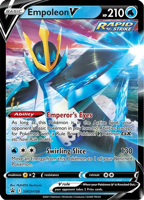 Empoleon V - SWSH108 card art