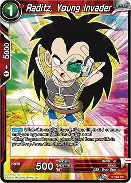 Raditz, Young Invader card art