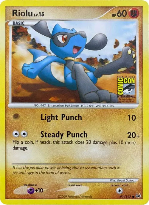 Riolu - 91/127 (SDCC 2009) card art