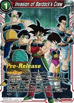 Invasion of Bardock's Crew card art